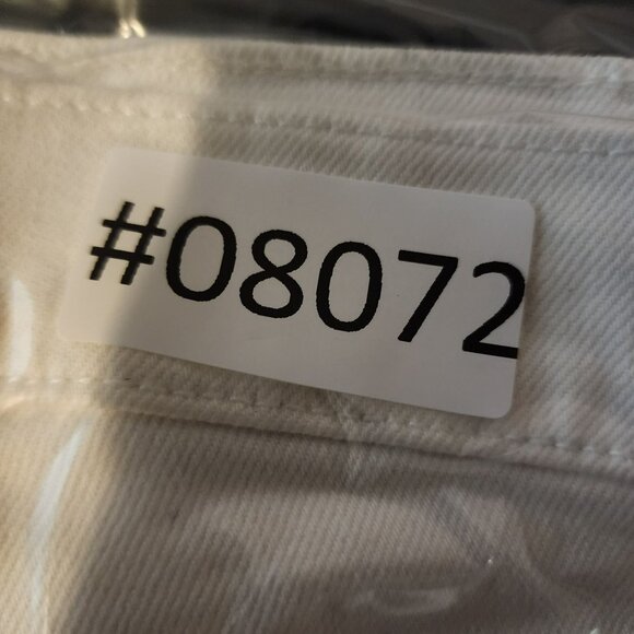 Banana Republic Jeans Womens 24 Petite White Stretch Mid Rise Slouch - Picture 14 of 14